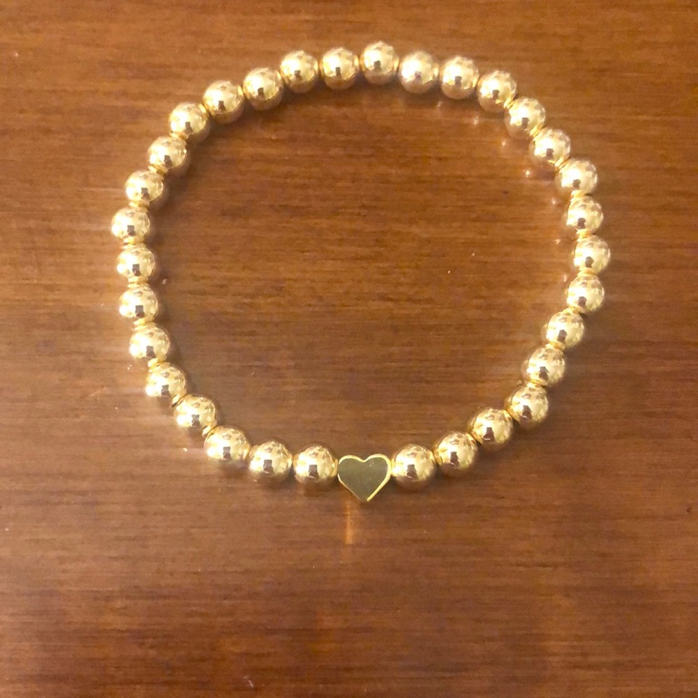 Gold Heart Bracelet